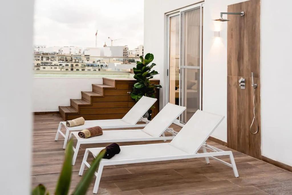 Apartament Luxurious & Stylish Penthouse With Private Pool Msida Zewnętrze zdjęcie